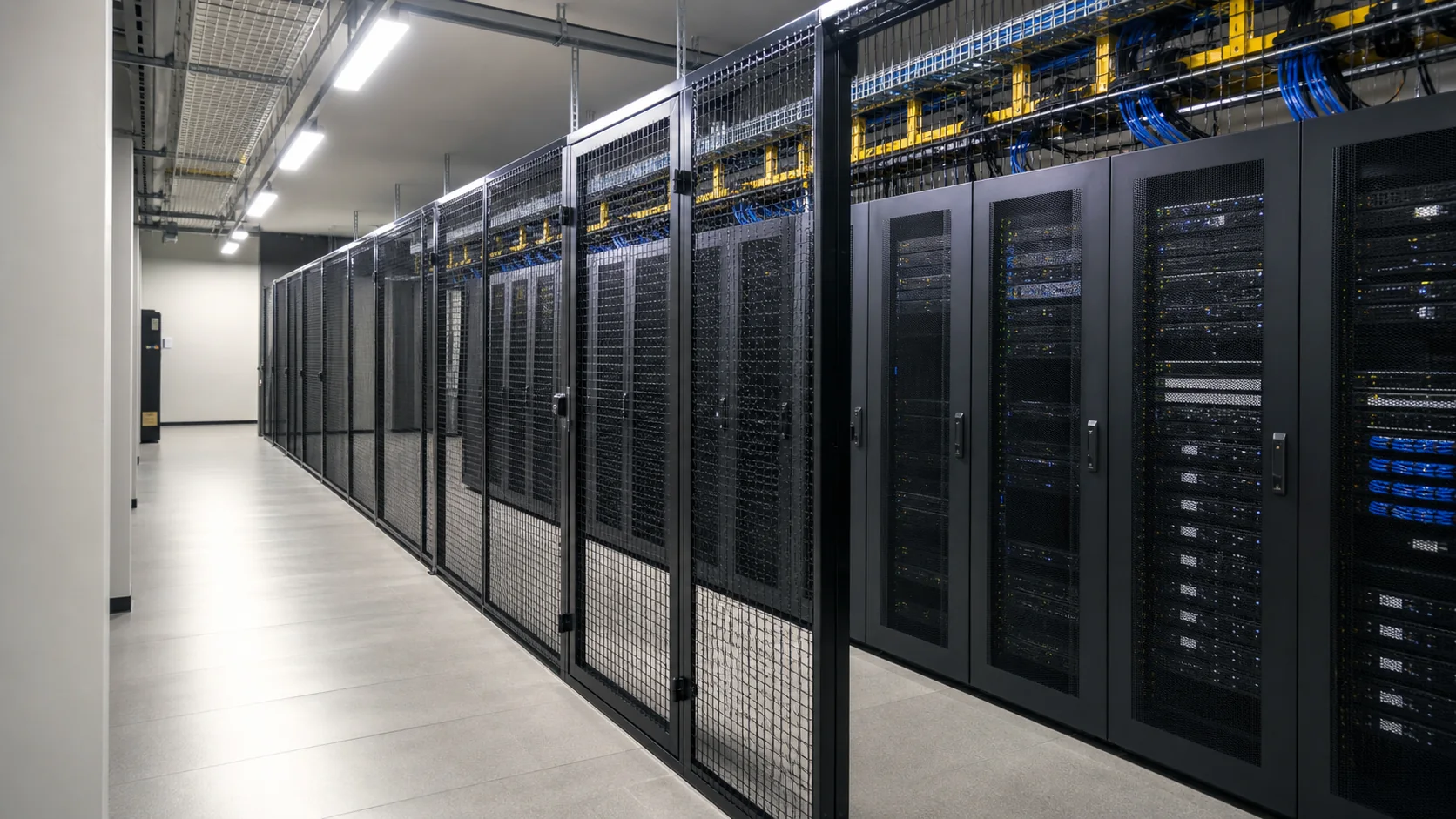 Racks dedicados em ambiente de datacenter